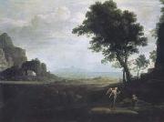 Claude Lorrain, Landscape with Hagar and Ishmael in the Desert (mk17)